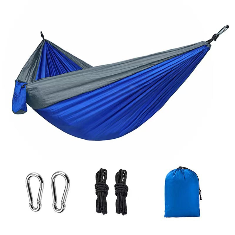 Light Weight, Double Nylon, Hammock + Straps