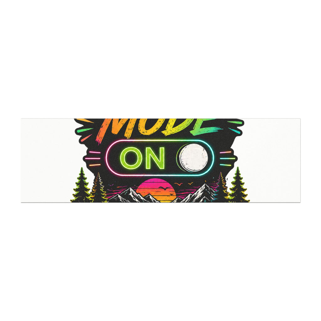 Camp Mode On™ Retro Camper Magnet — Weatherproof