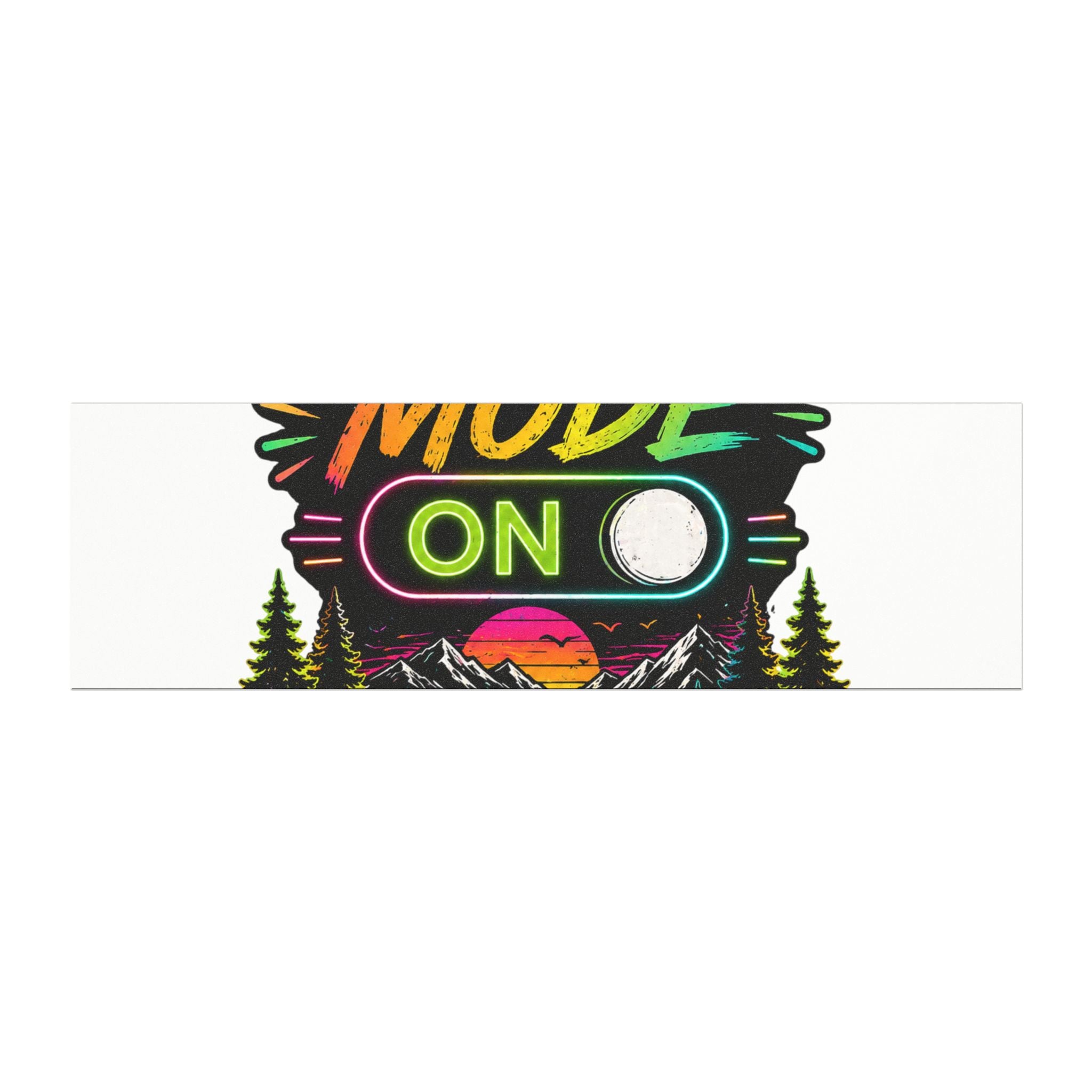 Camp Mode On™ Retro Camper Magnet — Weatherproof