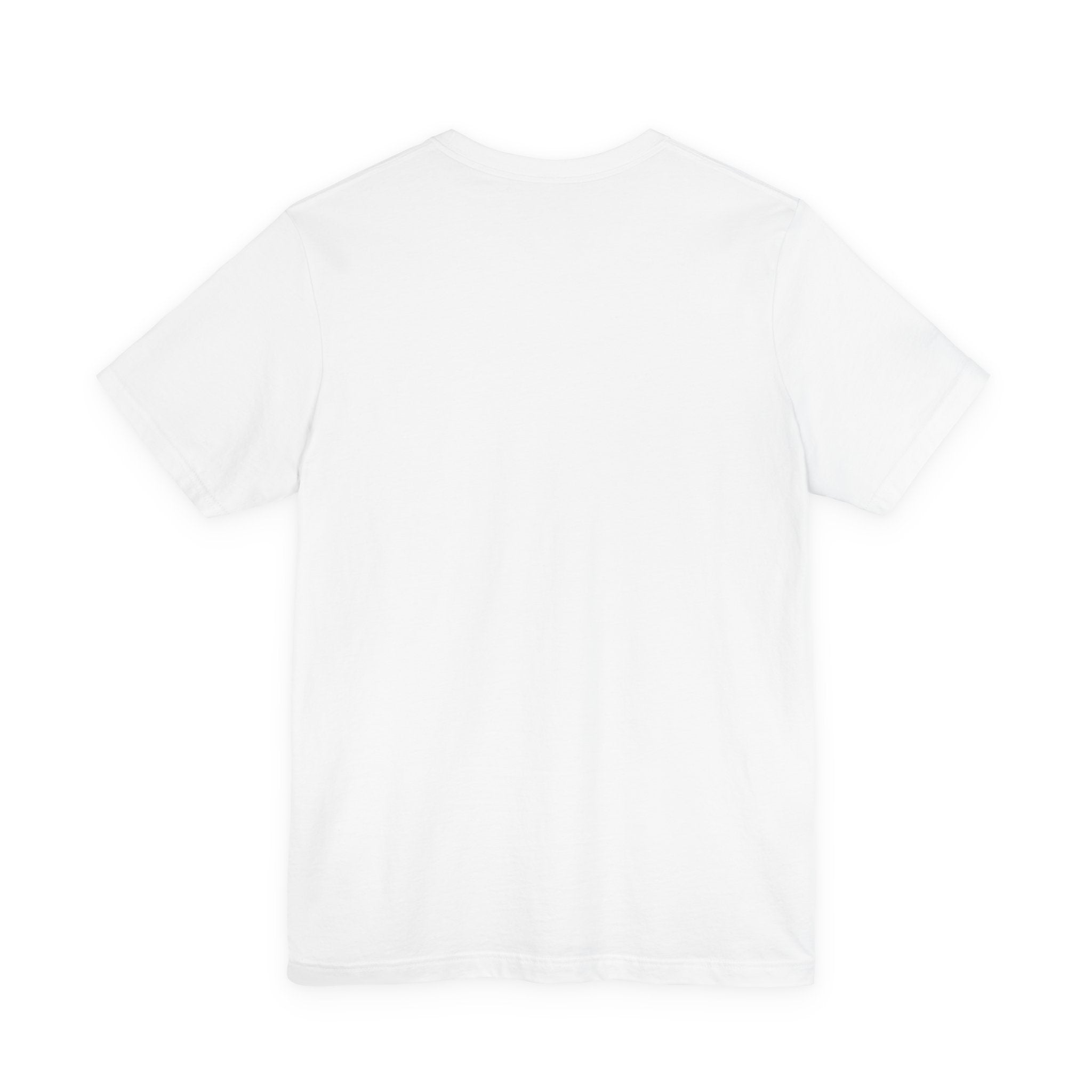 Surfer Rainbow Chest Tee - Minimal Surf Graphic Short Sleeve Shirt