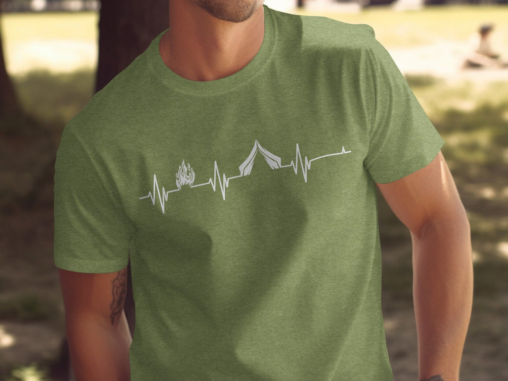Camping Heartbeat T-Shirt