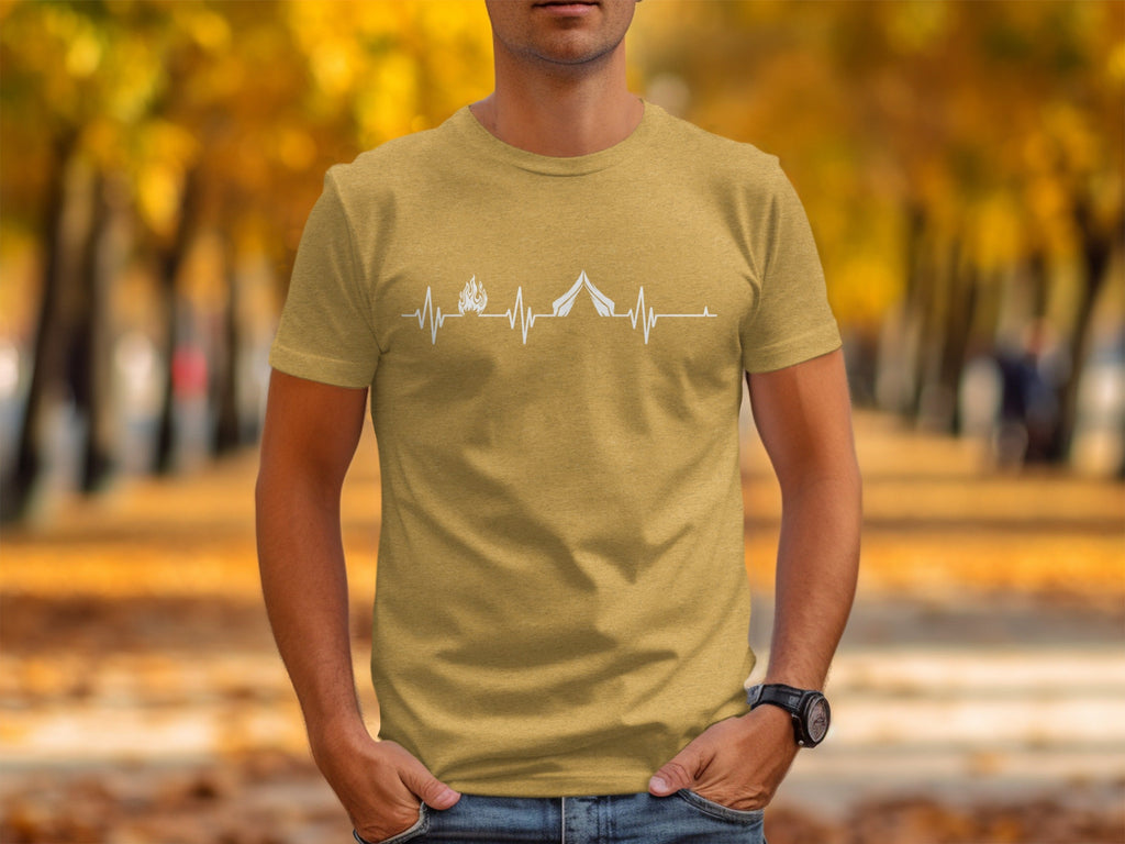 Camping Heartbeat T-Shirt