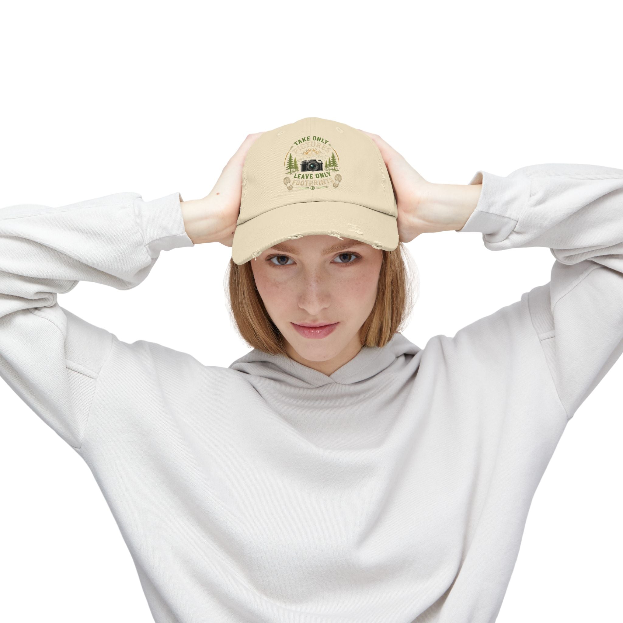 Take Only, Leave Only — Distressed Cap