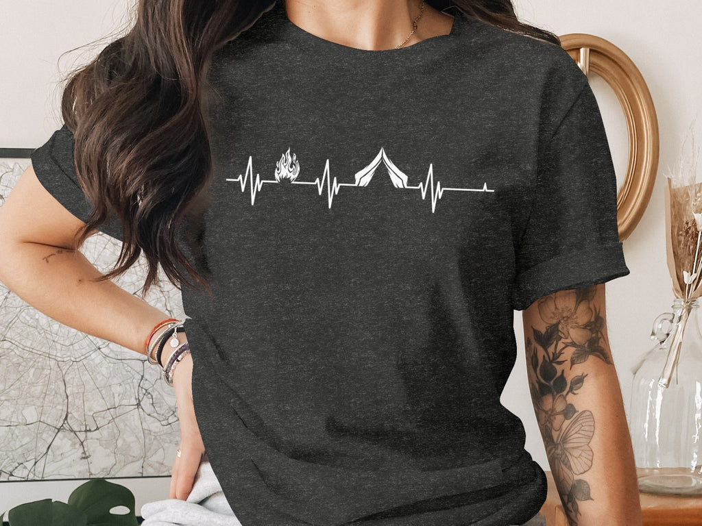 Camping Heartbeat T-Shirt