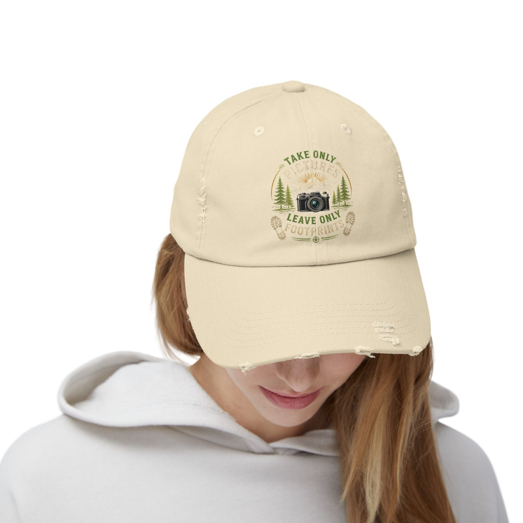 Take Only, Leave Only — Distressed Cap
