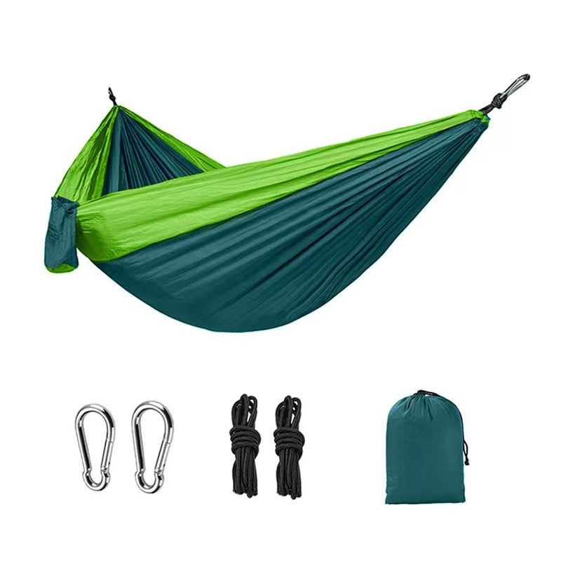 Light Weight, Double Nylon, Hammock + Straps