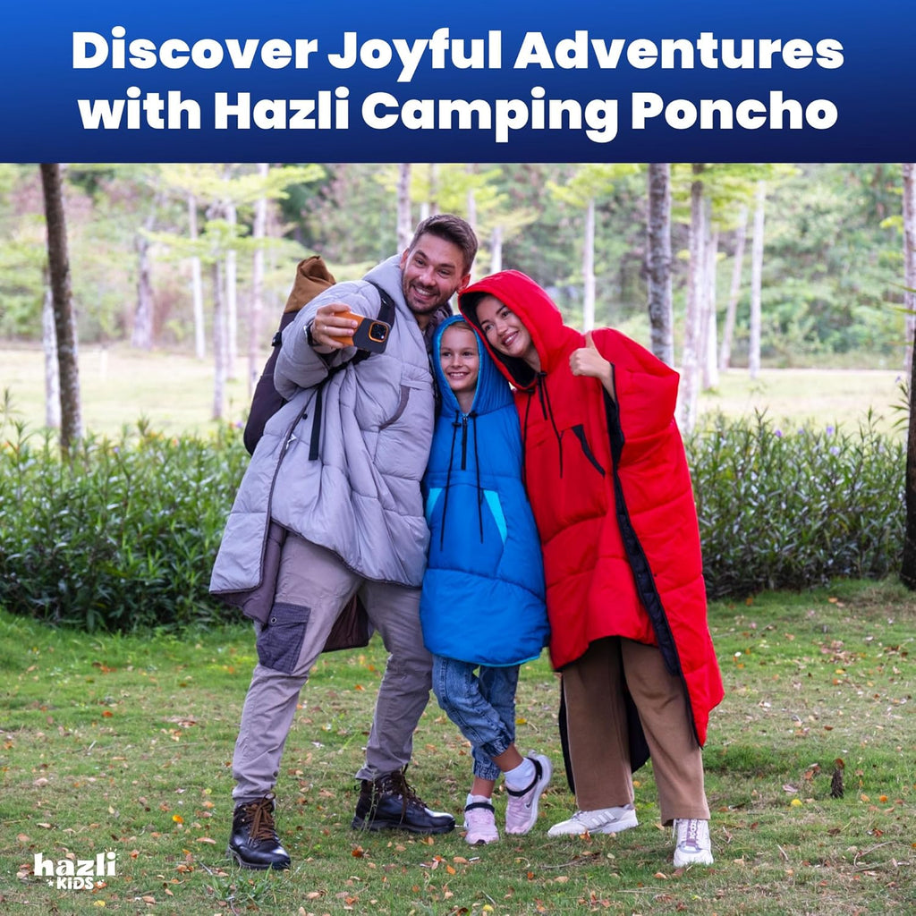 Wearable Poncho Blanket | Hooded | Windproof