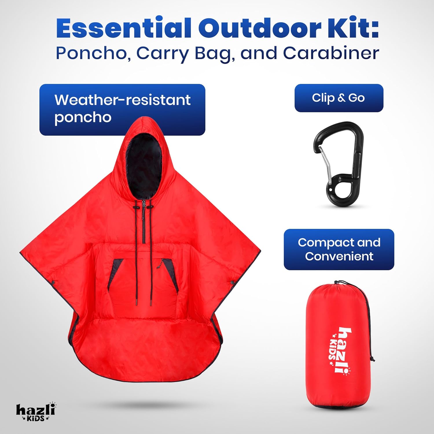 Wearable Poncho Blanket | Hooded | Windproof