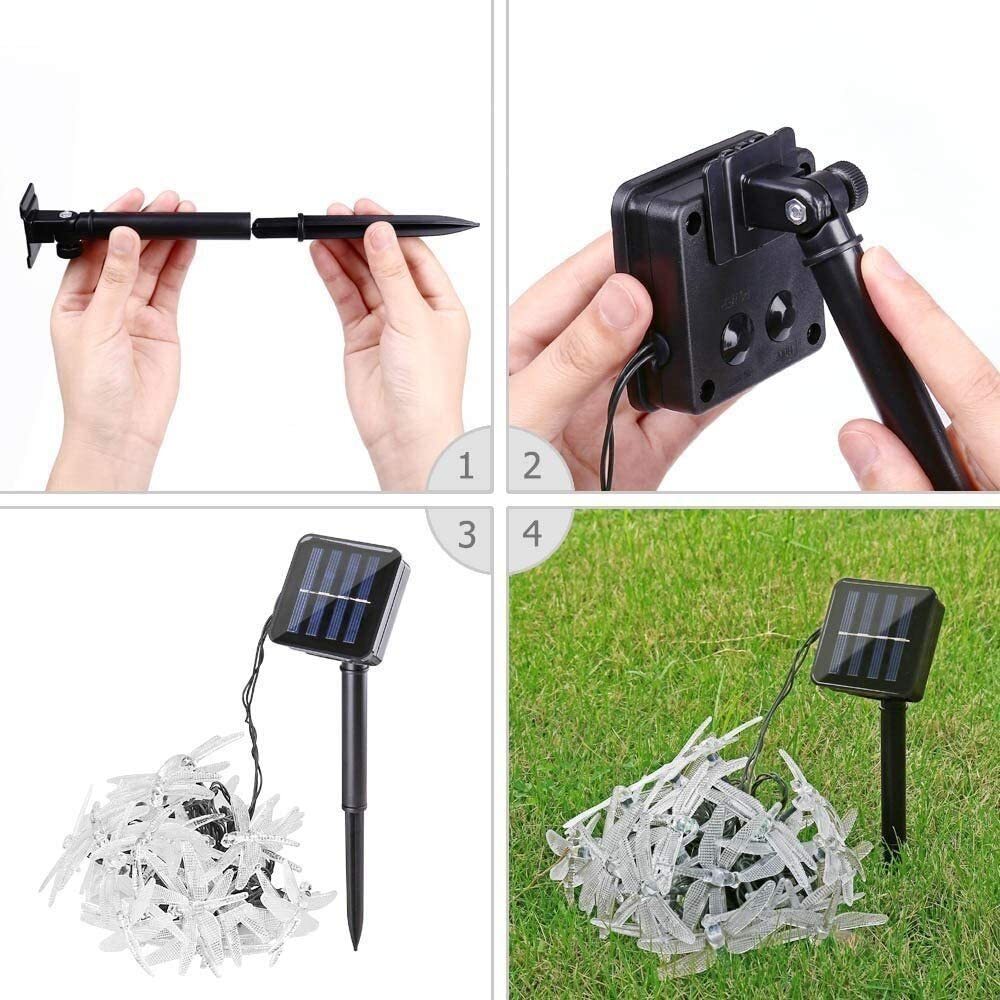 LED Solar String Lights | Dragonflies