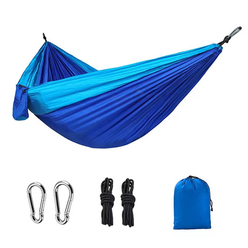 Light Weight, Double Nylon, Hammock + Straps