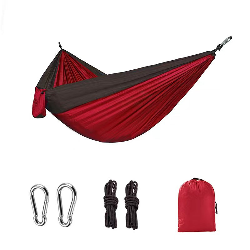 Light Weight, Double Nylon, Hammock + Straps