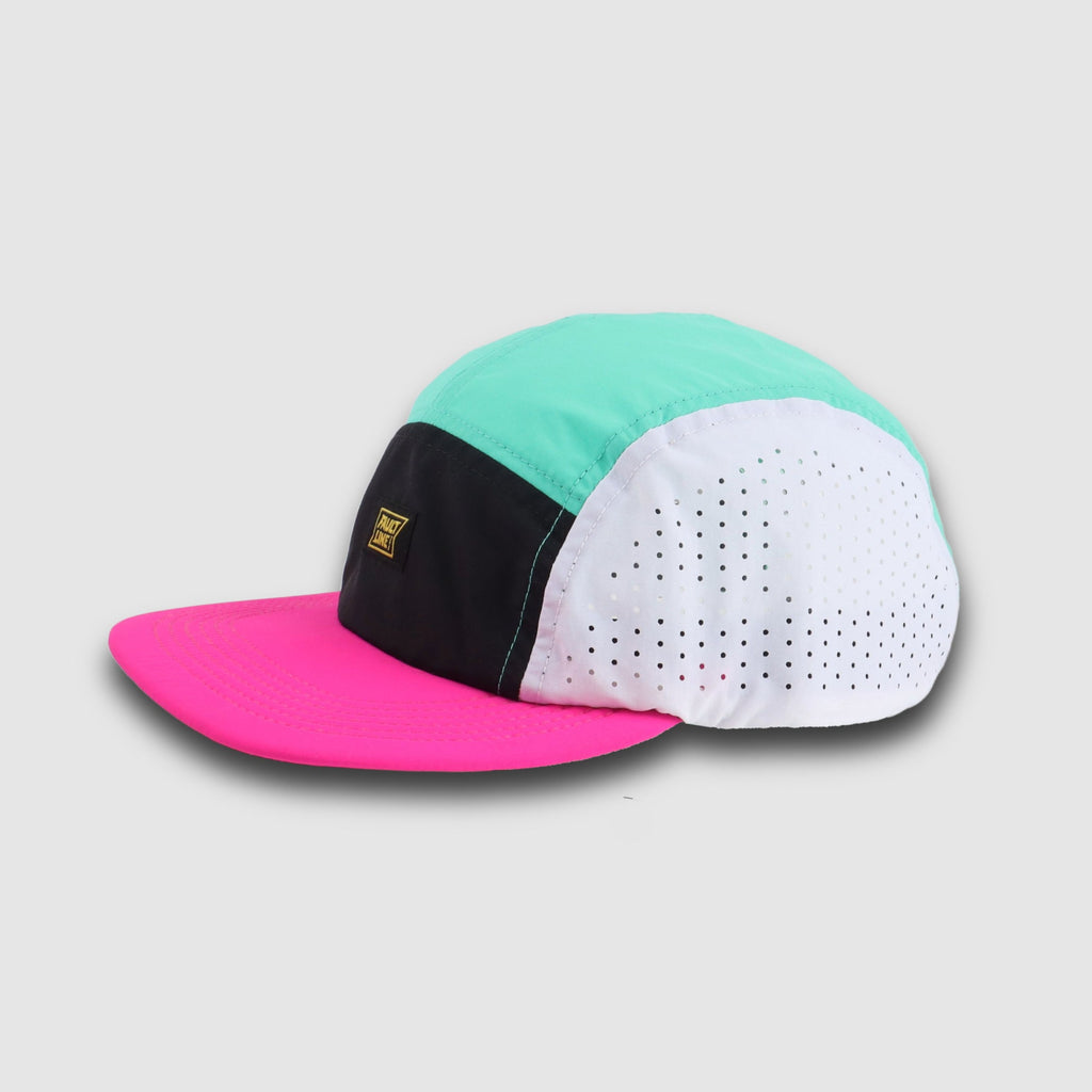 Crushable 5-Panel Hat | Seafoam/Fuchsia