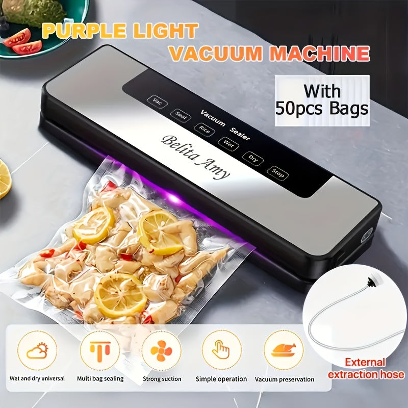 Keep Food Fresh - Automatic Vacuum Sealer - Wet/Dry