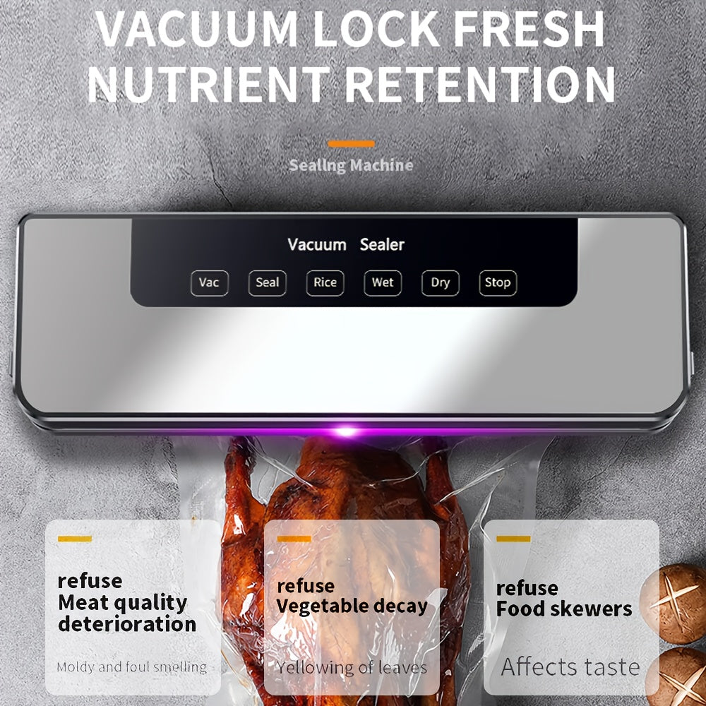 Keep Food Fresh - Automatic Vacuum Sealer - Wet/Dry
