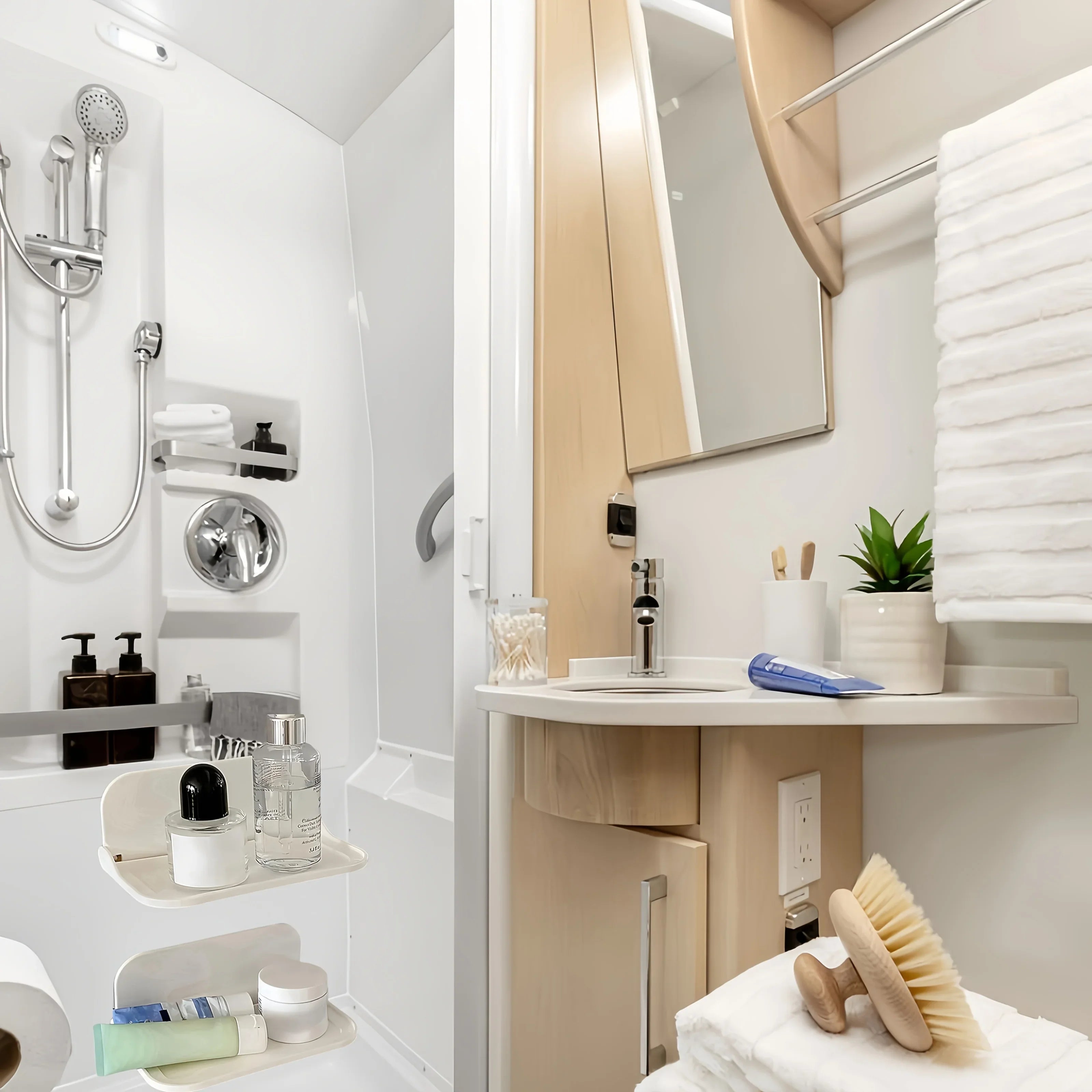 RV Space-Saving Foldable Rack | Wall Mount
