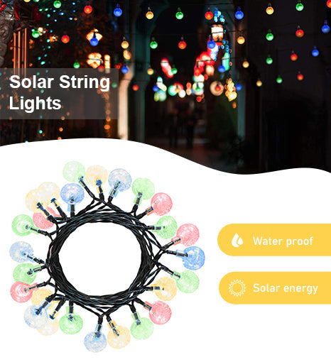 Crystal Globe Solar Lights