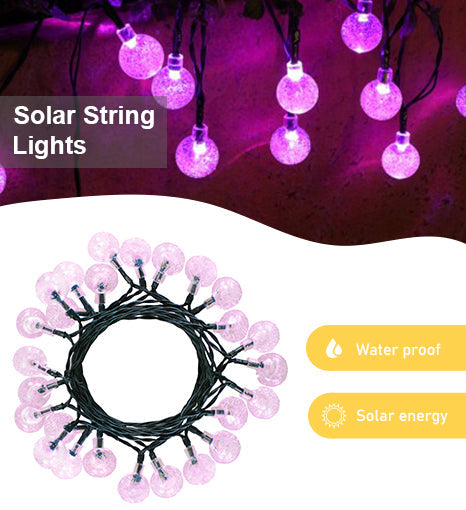 Crystal Globe Solar Lights