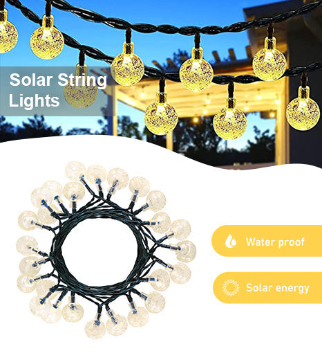Crystal Globe Solar Lights
