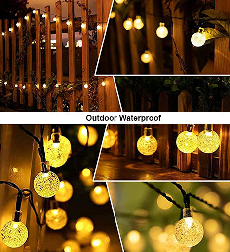 Crystal Globe Solar Lights