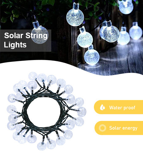 Crystal Globe Solar Lights