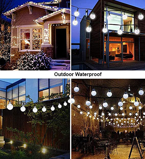 Crystal Globe Solar Lights