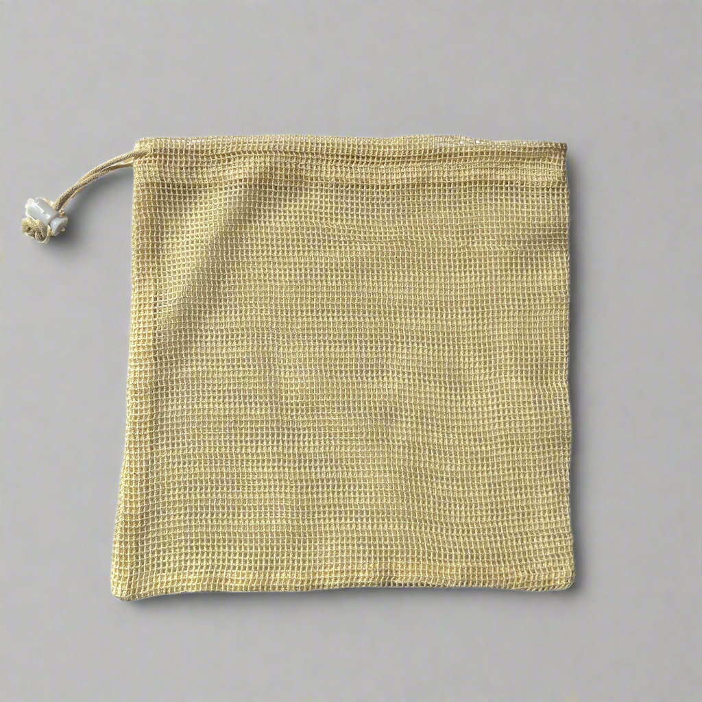 🧺 Cotton Mesh Laundry Bag