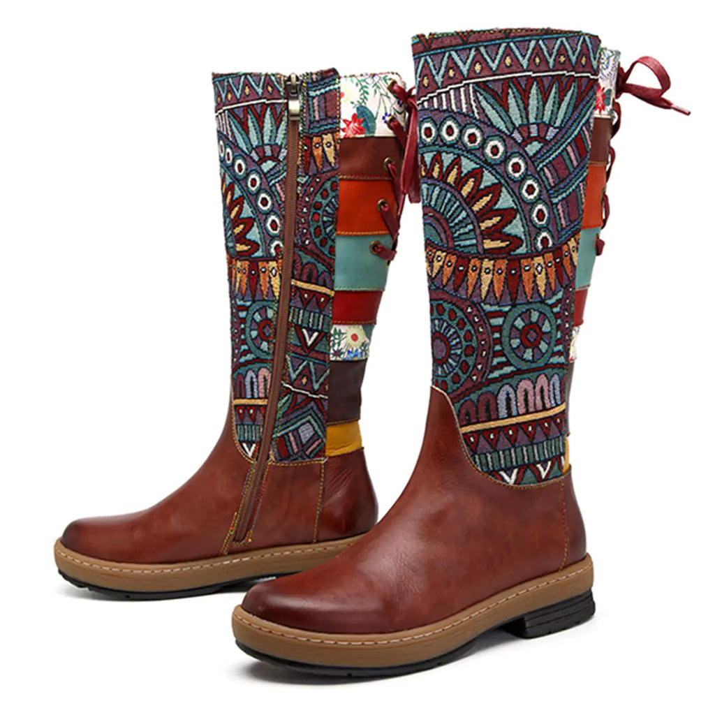 Handmade Genuine Leather Bohemian Boots