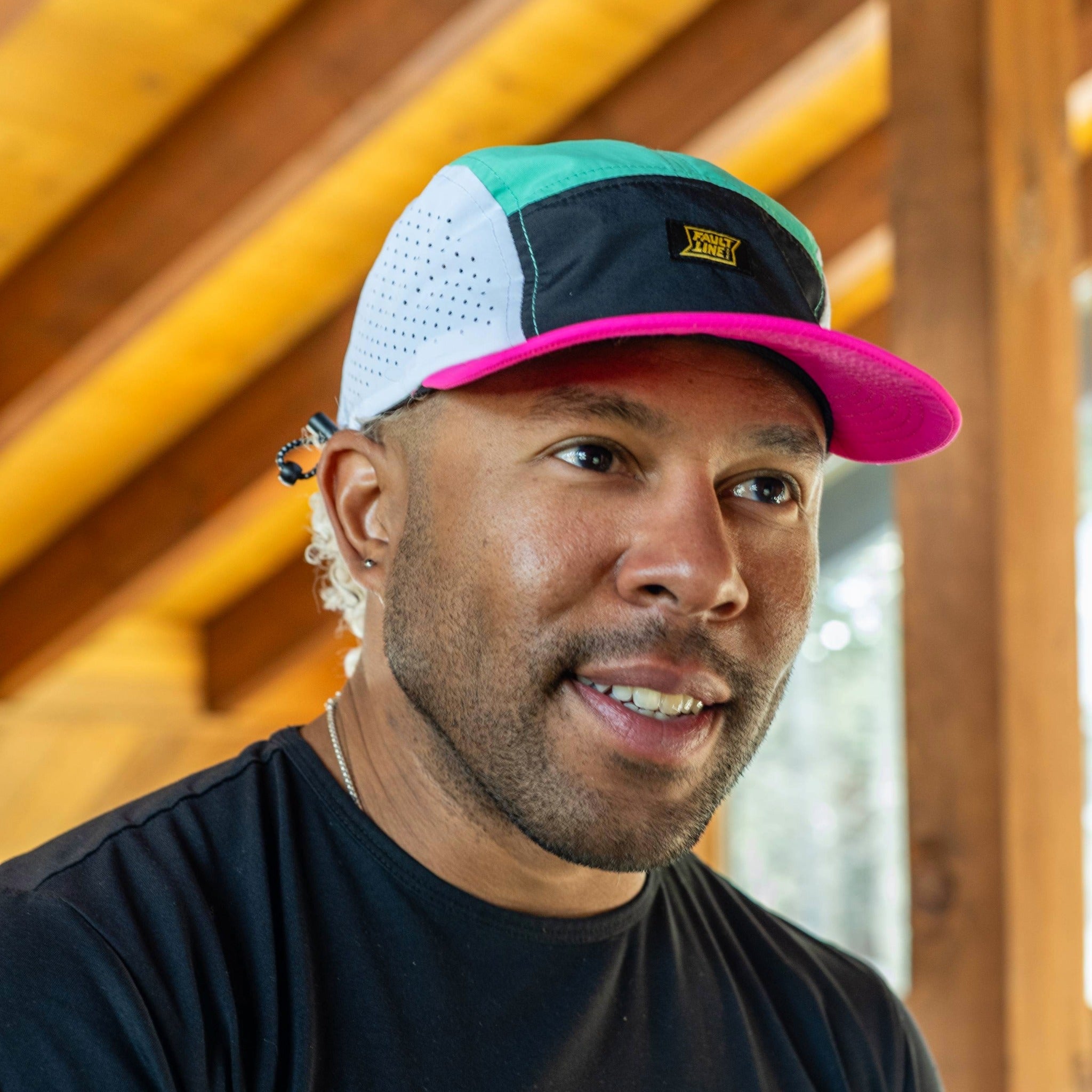 Crushable 5-Panel Hat | Seafoam/Fuchsia