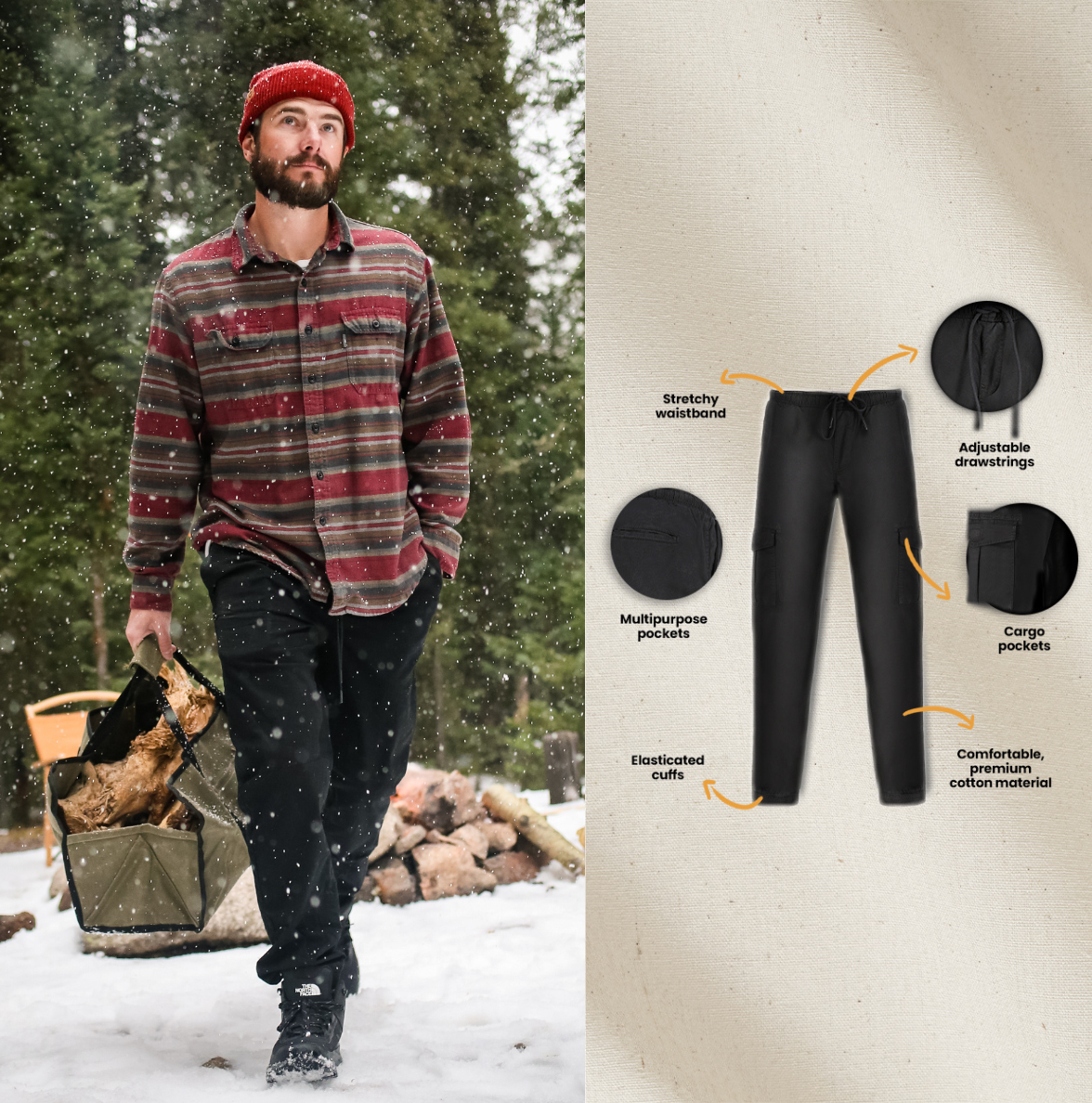 Essential Men’s Stretch Jogger Sweat Pants