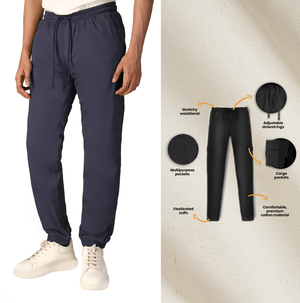 Essential Men’s Stretch Jogger Sweat Pants