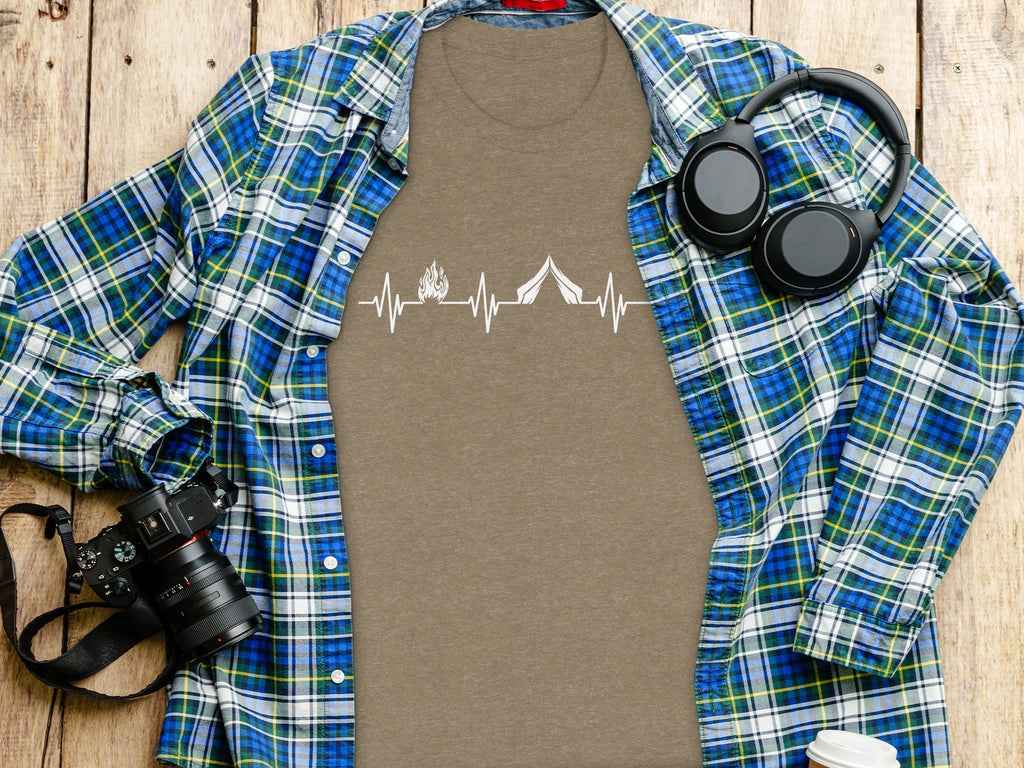 Camping Heartbeat T-Shirt
