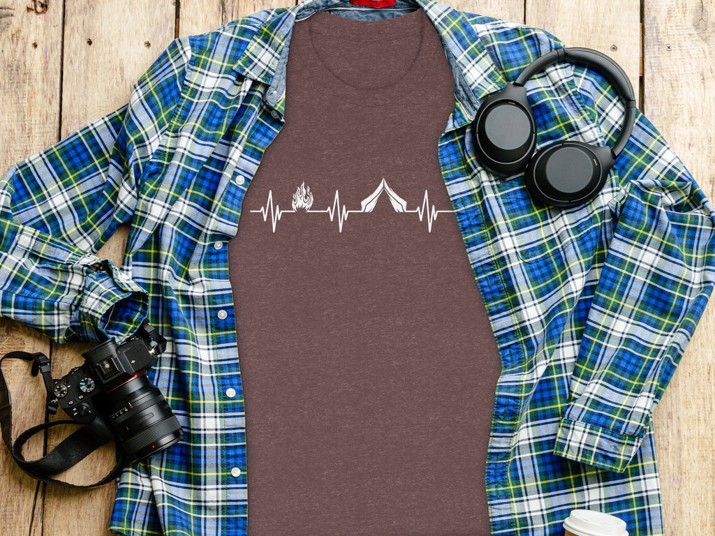 Camping Heartbeat T-Shirt