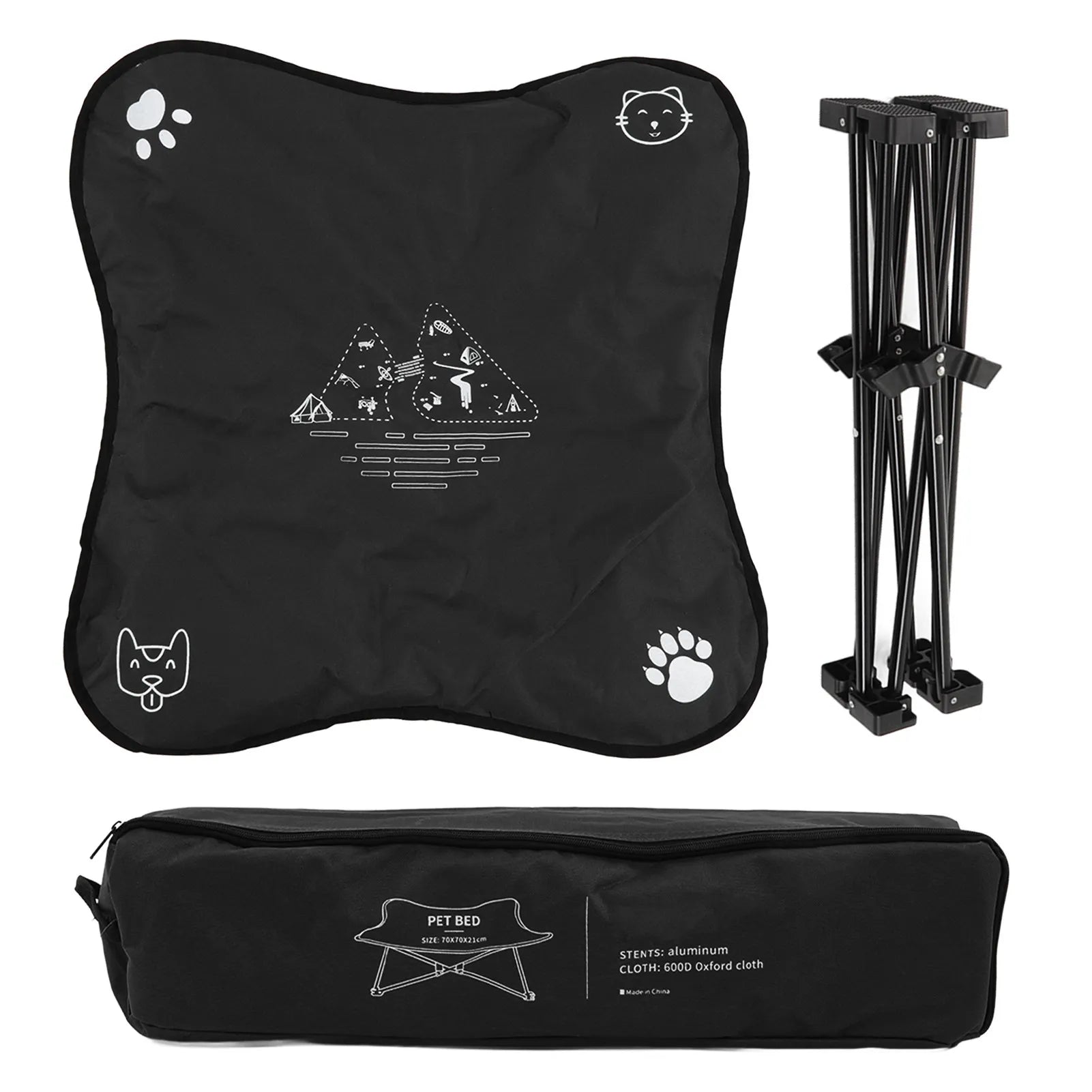 Portable | Elevated | Foldable - Pet Bed