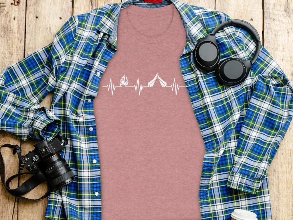 Camping Heartbeat T-Shirt