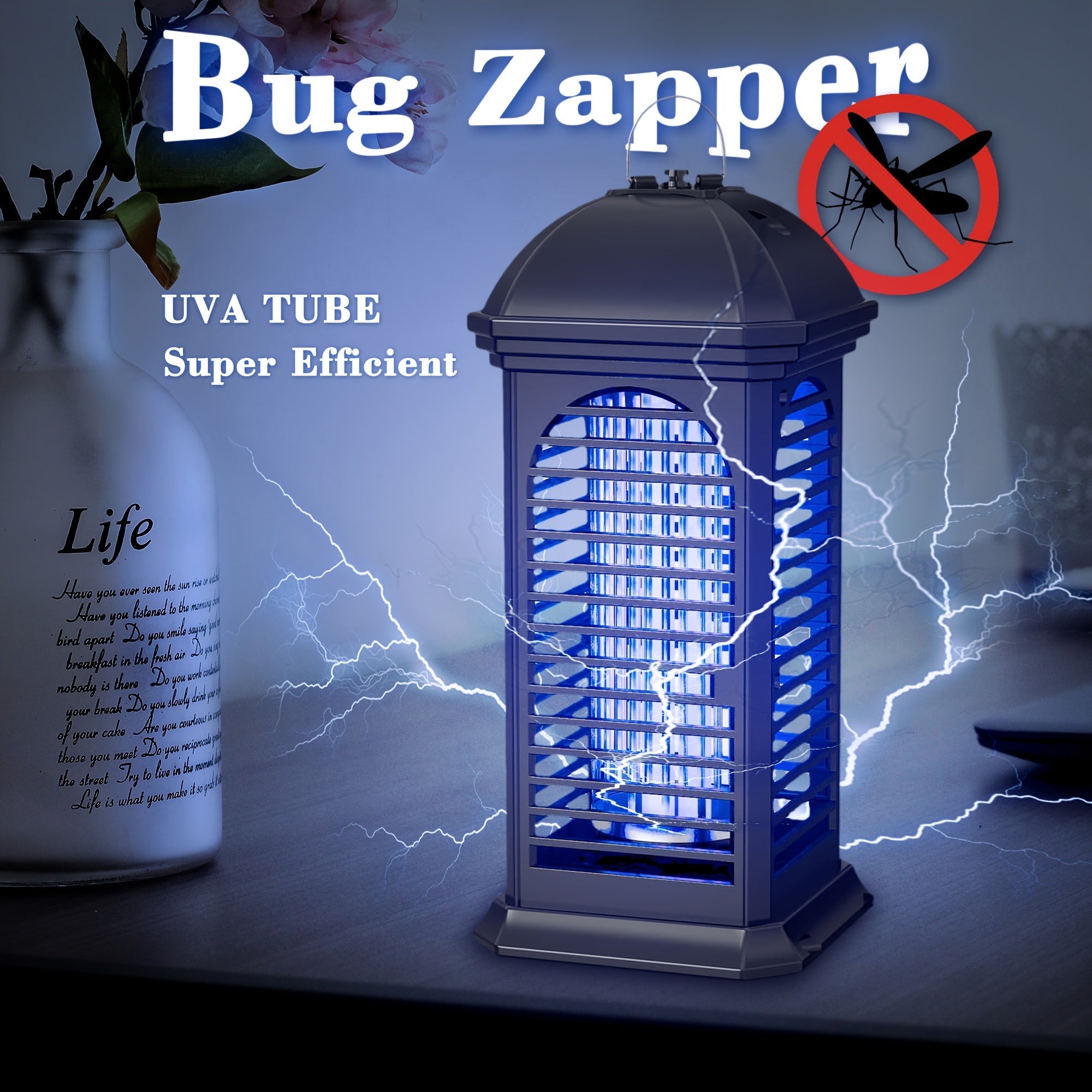 Portable Electric Bug Zapper – Indoor/Outdoor | Mosquito | Bug | Insects