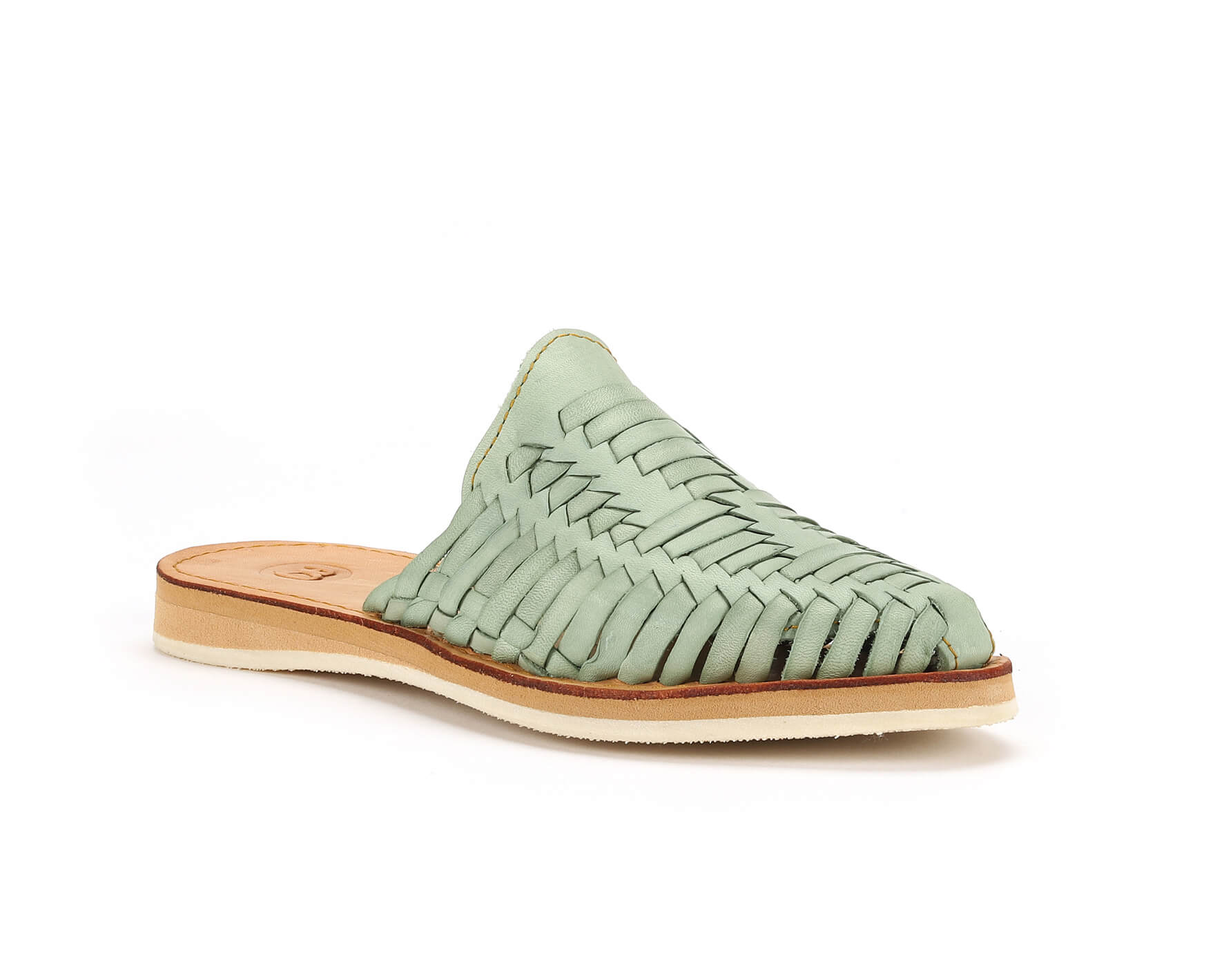 Marbella Huarache Slip-On Teal Shoes