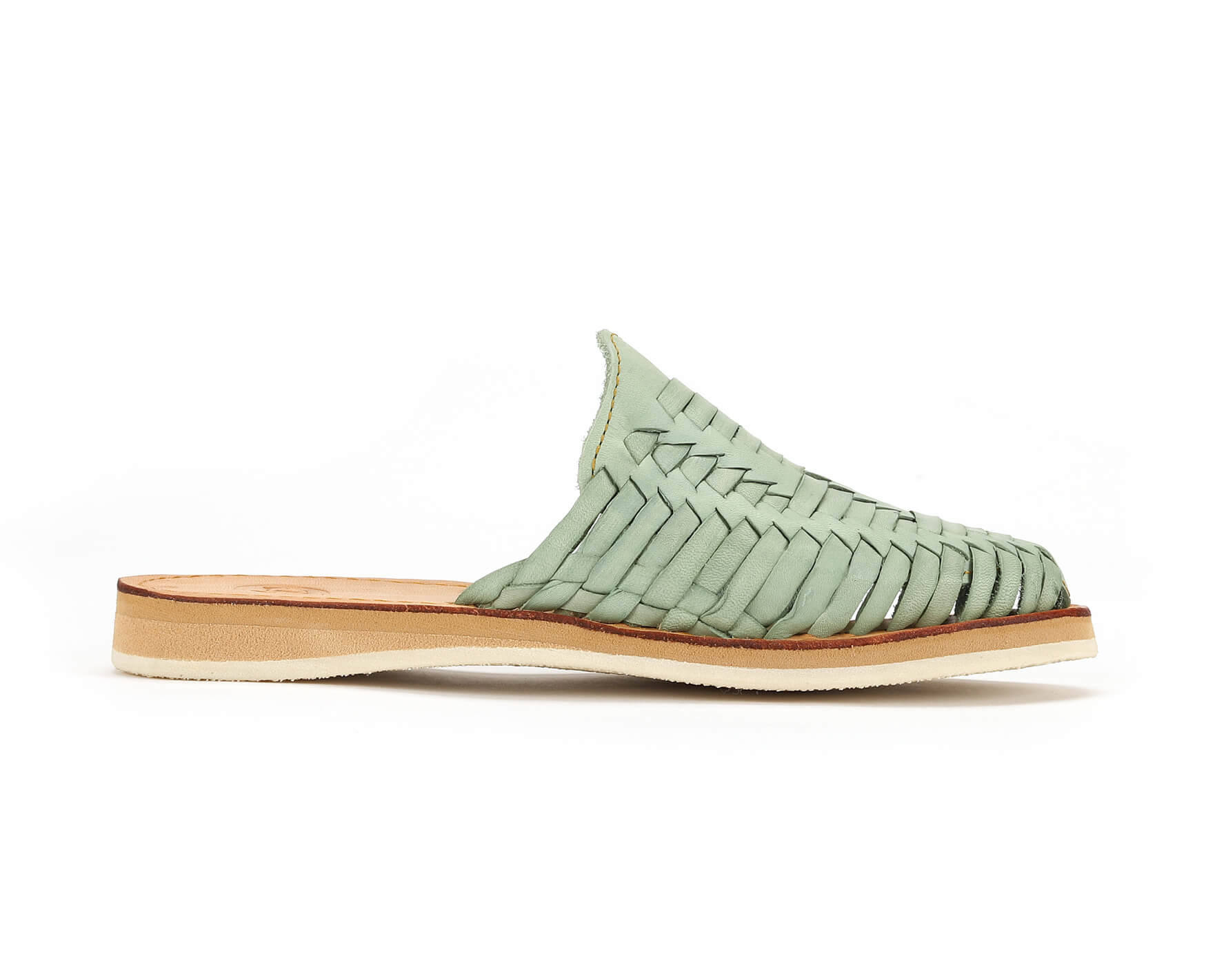Marbella Huarache Slip-On Teal Shoes