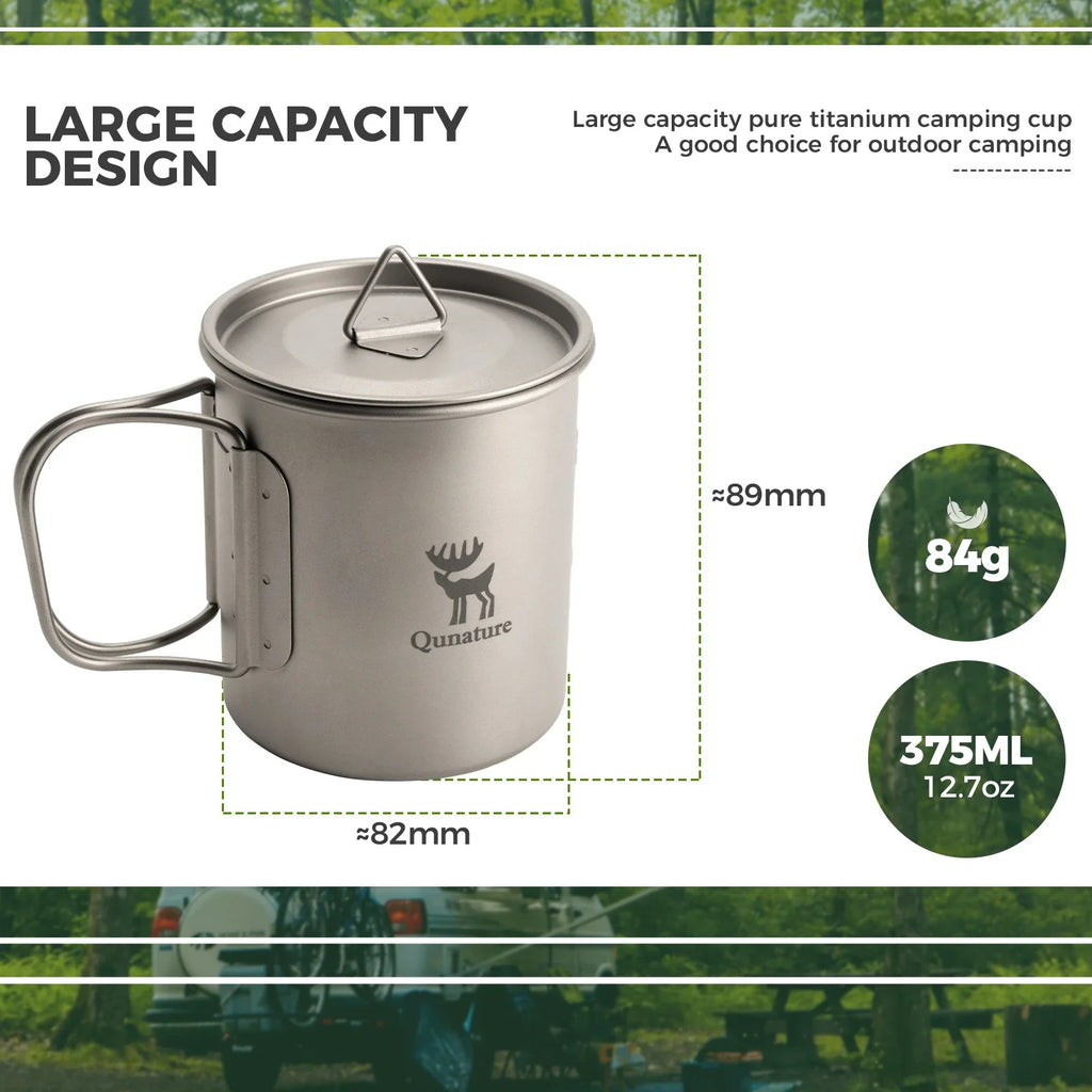 Titanium Folding Mug