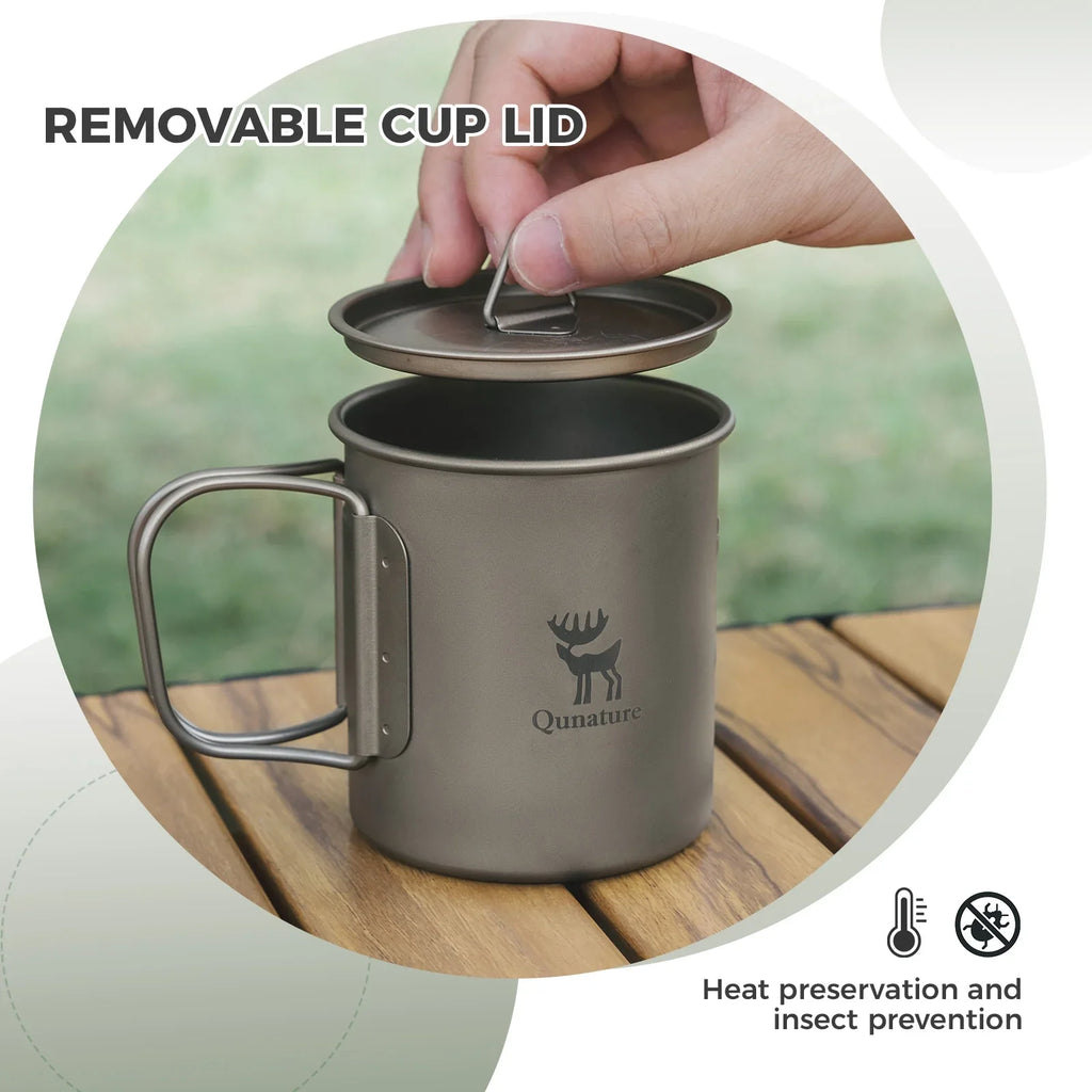 Titanium Folding Mug