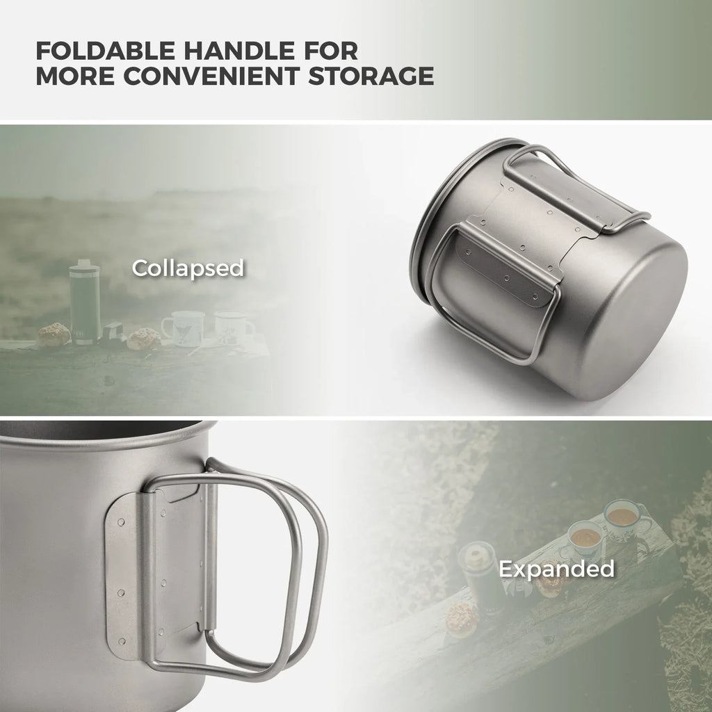 Titanium Folding Mug
