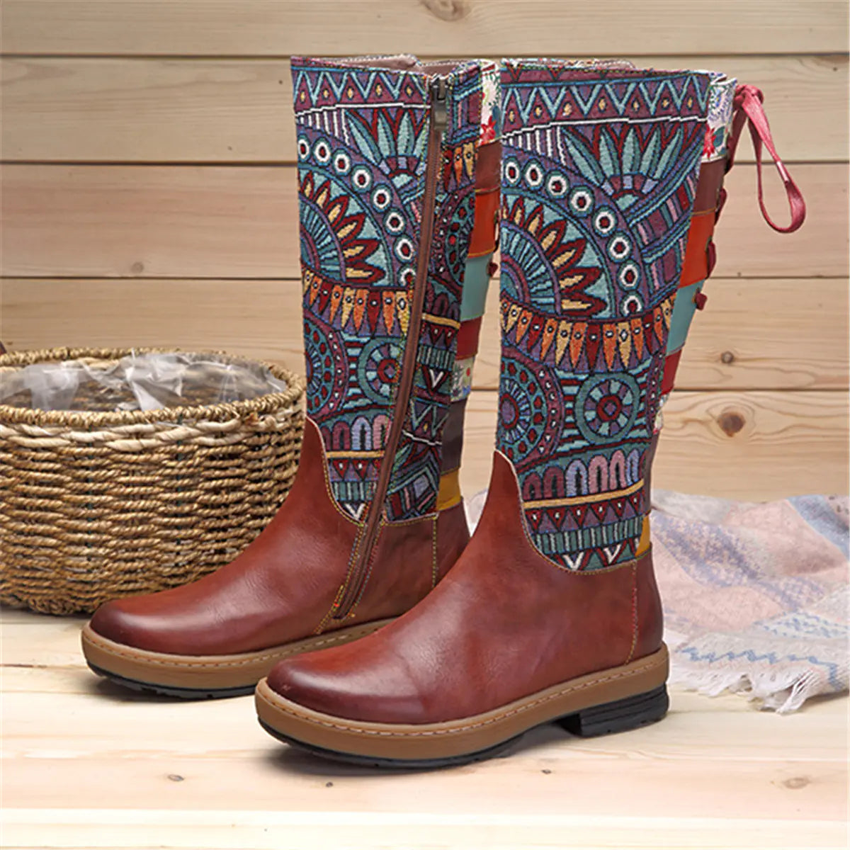 Handmade Genuine Leather Bohemian Boots